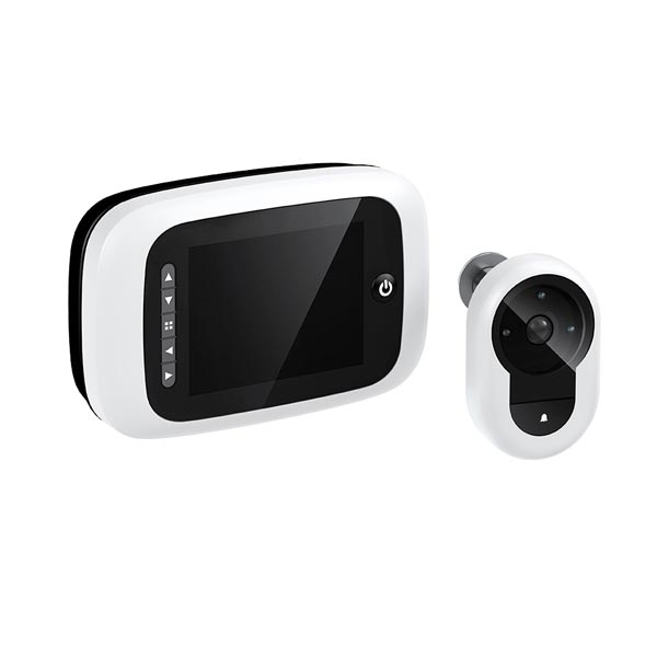 TS 750 digital door viewer, for front doors and apartment doors, with
