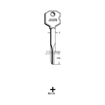 Zylinder-Schlüsselrohling
