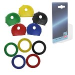 Key Identification Caps and Rings - Double Blister Packaging