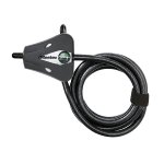 Adjustable cable "PYTHON" 1.80m x Ø 8mm - braided steel - 2